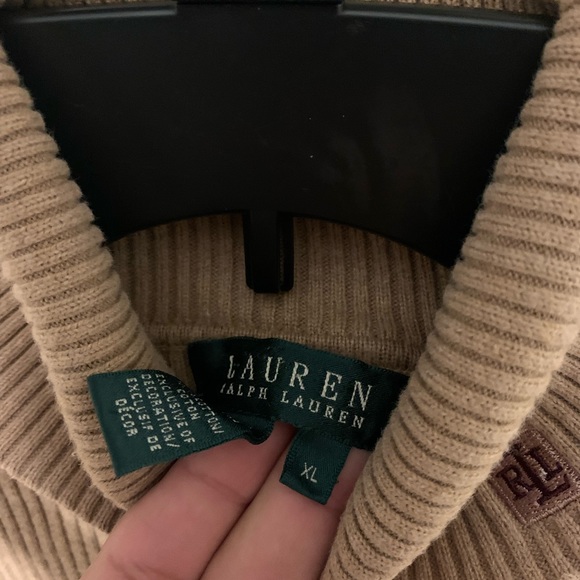 POLO RALPH LAUREN Knit Ski Holiday 100% Cotton SWEATER Size XL - Picture 10 of 11